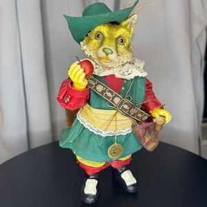 1991 Possible Dreams Sir Red Fox Londonshire 10" Figurine Whimsical‎ Decor
